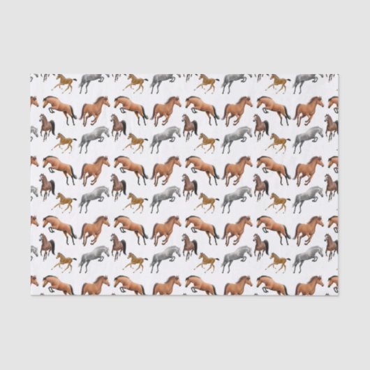 Weefselpapier voor Hunter Jumper Horses Tissuepapier (Voorkant)