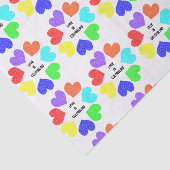 Weefselpapier voor interraciale liefdesregenboog tissuepapier (Detail)