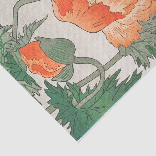 Weefselpapier voor JAPANESE VLOERAFDRUKTE Tissuepapier (Detail)