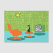 Weefselpapier voor Kat Reagertijdperk Tissuepapier (Voorkant)