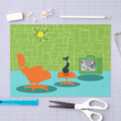 Weefselpapier voor Kat Reagertijdperk Tissuepapier (Craft)