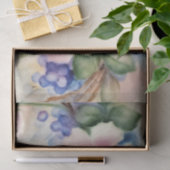 Weefselpapier voor kersen, bloesems en blauwe bosb tissuepapier (Geschenk)