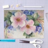 Weefselpapier voor kersen, bloesems en blauwe bosb tissuepapier (Craft)