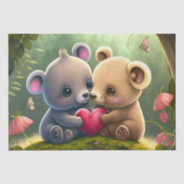 Weefselpapier voor kleine beren cartoon tissuepapier