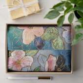 Weefselpapier voor kleurrijke Floral-Waterverf Tissuepapier (Geschenk)