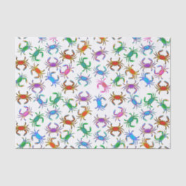 Weefselpapier voor kleurrijke oceaankrabben tissuepapier