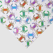 Weefselpapier voor kleurrijke oceaankrabben tissuepapier (Detail)