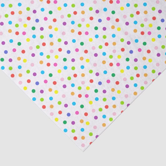 Weefselpapier voor kleurrijke Stippen Tissuepapier (Detail)