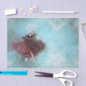 Weefselpapier voor kunstwerk: damesontvlechting tissuepapier (Craft)