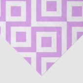 Weefselpapier voor lavender en White Meander Tissuepapier (Detail)