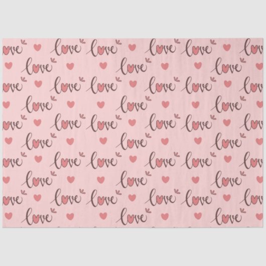 Weefselpapier voor liefde en hart tissuepapier (Voorkant)