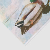 Weefselpapier voor Mallard Duck-Waterverf Tissuepapier (Detail)