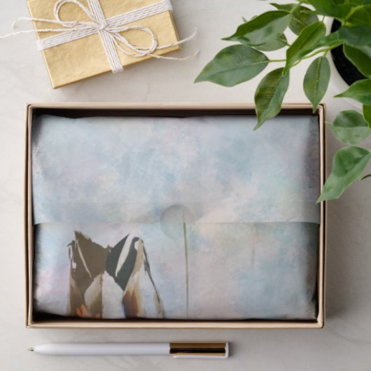 Weefselpapier voor Mallard Duck-Waterverf Tissuepapier (Geschenk)
