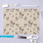 Weefselpapier voor Morkie liefhebbers Tissuepapier (Craft)