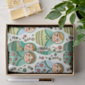 Weefselpapier voor nestpoppen tissuepapier (Geschenk)
