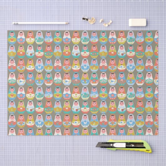 Weefselpapier voor nestpoppen tissuepapier (Craft)