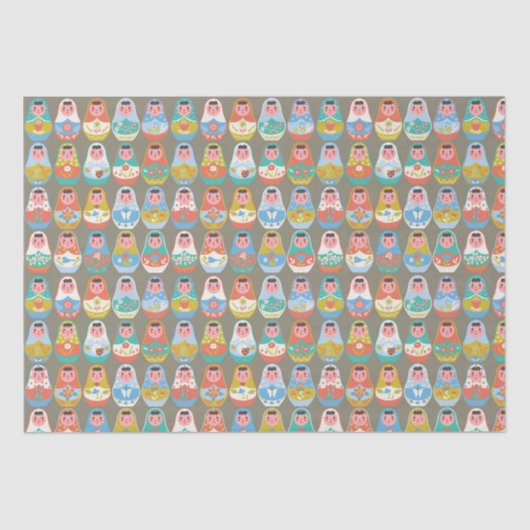 Weefselpapier voor nestpoppen tissuepapier (Voorkant)