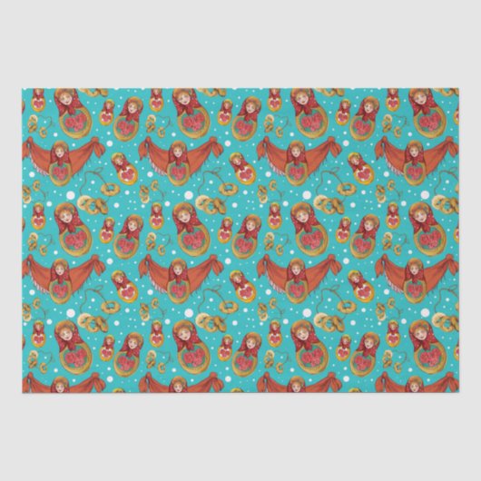 Weefselpapier voor nestpoppen tissuepapier (Voorkant)