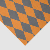 Weefselpapier voor ORANJE EN GRIJS HARLEQUINE Tissuepapier (Detail)