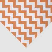 Weefselpapier voor Oranje en wit Chevron Patroon Tissuepapier (Detail)