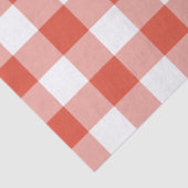 Weefselpapier voor Oranje en wit gingham-patroonpa Tissuepapier (Detail)