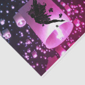 Weefselpapier voor Paarse lichtarmaturen Tissuepapier (Detail)