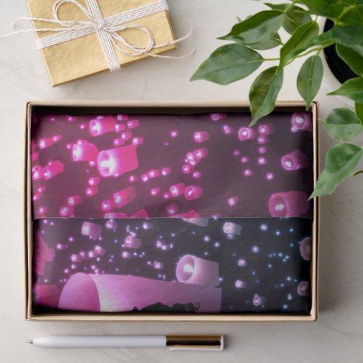 Weefselpapier voor Paarse lichtarmaturen Tissuepapier (Geschenk)