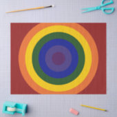 Weefselpapier voor regenboogBullseye Tissuepapier (Craft)