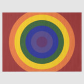 Weefselpapier voor regenboogBullseye Tissuepapier (Voorkant)