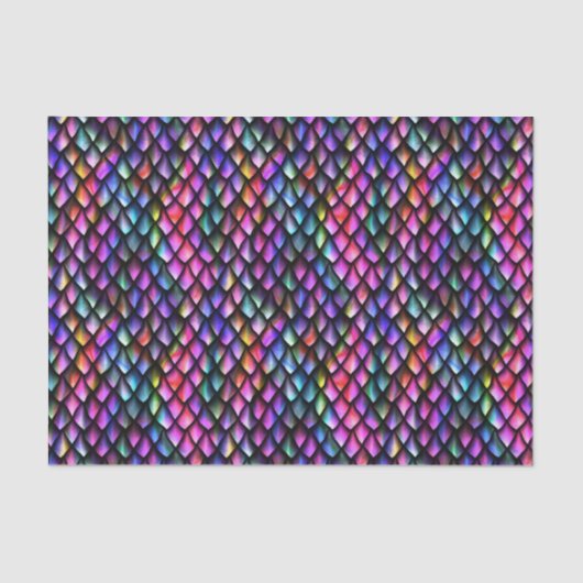 Weefselpapier voor regenboogdrakenschalen tissuepapier (Voorkant)