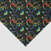 Weefselpapier voor regenboogpride Valentijn Tissuepapier (Detail)