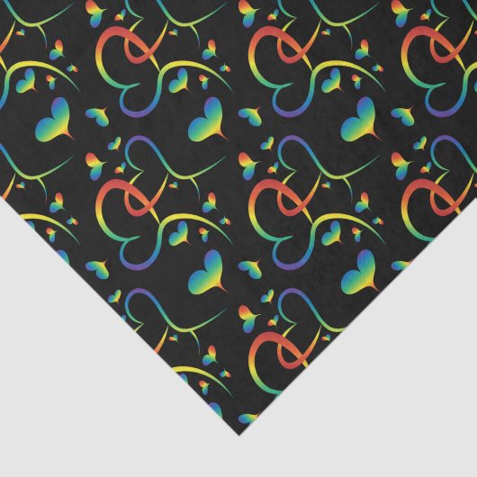 Weefselpapier voor regenboogpride Valentijn Tissuepapier (Detail)