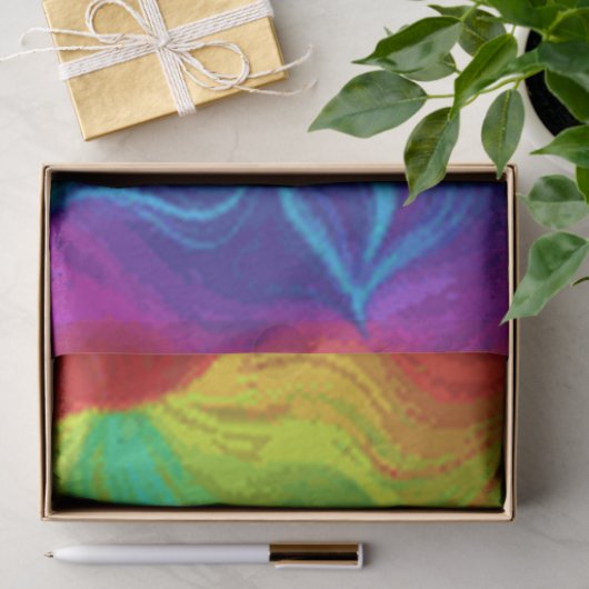 Weefselpapier voor regenboogschemering tissuepapier (Geschenk)