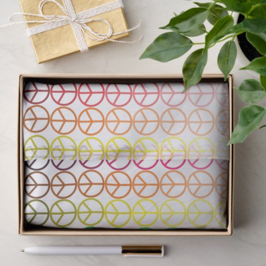 Weefselpapier voor regenboogvrede tissuepapier (Geschenk)