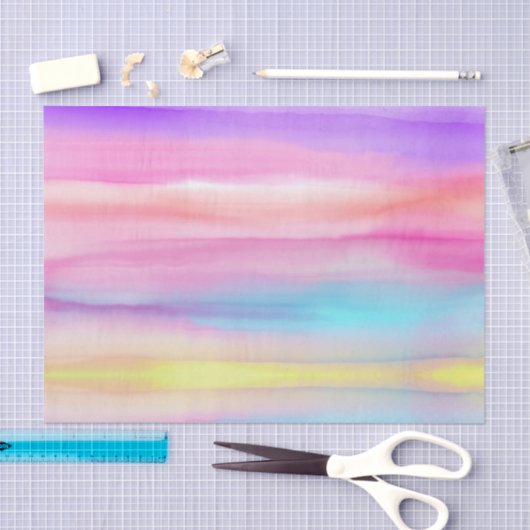 Weefselpapier voor regenboogWaterverf Tissuepapier (Craft)