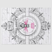 Weefselpapier voor roze koningin tissuepapier (Voorkant)