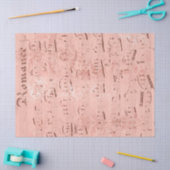 Weefselpapier voor  roze muziekvel tissuepapier (Craft)