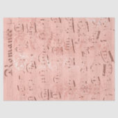 Weefselpapier voor  roze muziekvel tissuepapier (Voorkant)