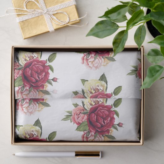 Weefselpapier voor rozen tissuepapier (Geschenk)