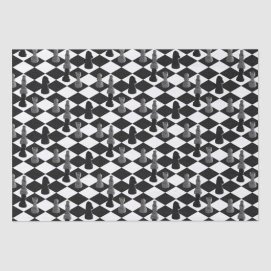 Weefselpapier voor schaakbord tissuepapier (Voorkant)