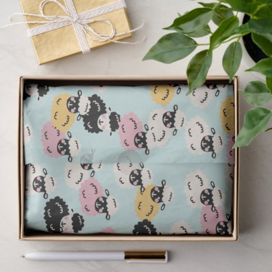 Weefselpapier voor schapen tissuepapier (Geschenk)