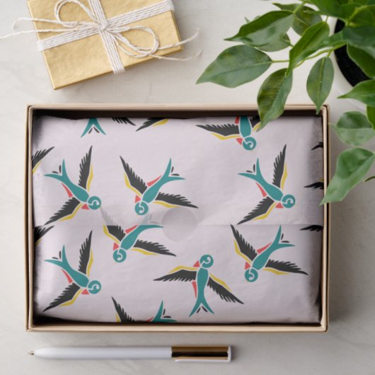 Weefselpapier voor slikvogels tissuepapier (Geschenk)