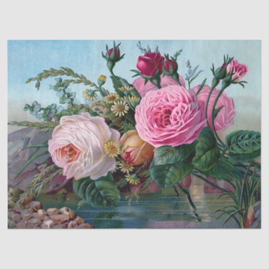 Weefselpapier voor tuinbloemen tissuepapier (Voorkant)