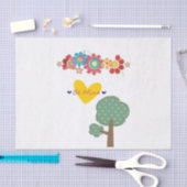 Weefselpapier voor Valentijnsdag is van mijn Tissuepapier (Craft)