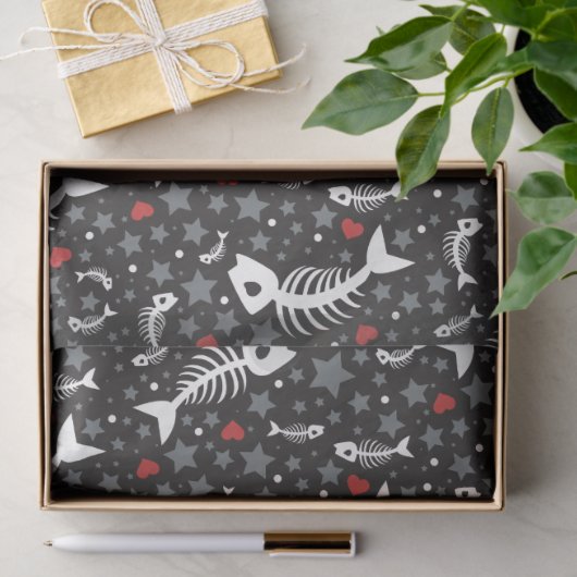 Weefselpapier voor visbont tissuepapier (Geschenk)