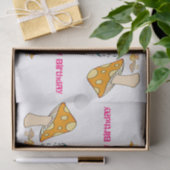 Weefselpapier voor vrolijke vogelpaddenstoel tissuepapier (Geschenk)