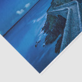 Weefselpapier voor vuurtoren - Blauwe Oceaan Tissuepapier (Detail)