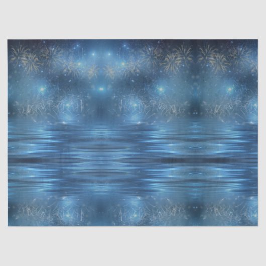 Weefselpapier voor vuurwerk boven water tissuepapier (Voorkant)