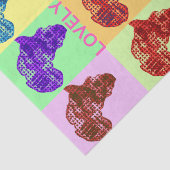 Weefselpapier voor waardig Afrika Tissuepapier (Detail)