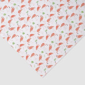 Weefselpapier voor Waterverf flamingo patroon Tissuepapier (Detail)